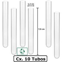 Tubo De Ensaio 12x75mm Vidro 10 unids