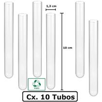 Tubo De Ensaio 13x100mm Vidro 10 unids