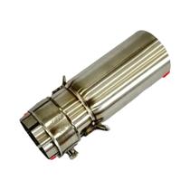 Tubo De Escape De Aço Inoxidável De 51mm Para Motocicleta, Tubo De Conexão Modificado De 30-48mm