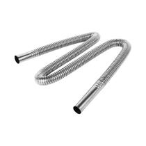 Tubo De Escape Flexível Em Aço Inoxidável 200/120CM Com 2 Abraçadeiras Para Ventilação De Carro a