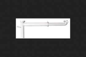 Tubo de esgoto PLUMB-PAK 1,5" OD x 41 cm Plástico branco Tubo de esgoto PLUMB-PAK 1,5" OD x 41 cm Plástico branco