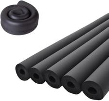 Tubo de espuma para isolamento de tubulação XVTHOAKU 38 mm de diâmetro interno 1,8 m preto