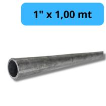 Tubo De Ferro Galvanizado De 1" Polegada com 1,00 METRO