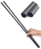 Tubo de fibra de carbono CNC Fibra de carbono 600 mm de comprimento 12 x 10 mm 2 unidades Tubo de fibra de carbono CNC Fibra de carbono 600 mm de comprimento 12 x 10 mm 2 unidades
