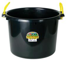 Tubo de lama Little Giant Plastic 70 litros preto com alças