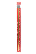Tubo de latão quadrado K&S Precision Metals 0,64x30,5 cm Tubo de latão quadrado K&S Precision Metals 0,64x30,5 cm