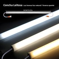 Tubo De LED Em V De Alta Luminosidade Para Canto De Parede 50cm Chip 2835 72 LEDs Luz Interna Para