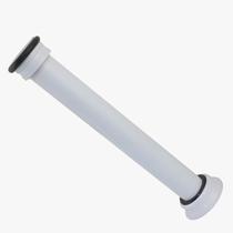 Tubo De Ligação Ajustável para Banheiro 25 cm Branco