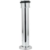 Tubo De Ligação Ajustável Spude Para Bacia WC Vaso Sanitário Em Metal Acabamento Cromado Longo De 25cm Iguatemi
