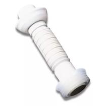 Tubo De Ligação Ajustável Vaso Sanitário Flexível Branco ou Cromado