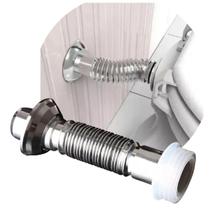 Tubo De Ligação Flexível Cromado Para Bacia Vaso Sanitário