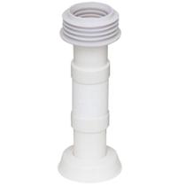 Tubo De Ligação Flexível Para Bacia Vaso Sanitario WC Convencional Sanfonada Com Espude PVC Branco Iguatemi Tubo De Ligação Flexível Para Bacia Vaso Sanitario WC Convencional Sanfonada Com Espude PVC Branco Iguatemi