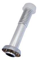 Tubo De Ligação Sanfonado Cromado tubo flexível 25cm resistente ajustável vaso sanitário bacia privada