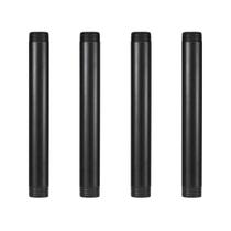 Tubo de metal GeilSpace 1 10cm de aço industrial preto