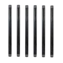 Tubo de metal GeilSpace 1/2 16 Heavy Duty Pre-Cut Grey, pacote com 6