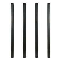 Tubo de metal GeilSpace 1 20cm de aço industrial preto