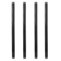 Tubo de metal GeilSpace Heavy Duty Pré-Cortado 3/4 30 cm Cinza