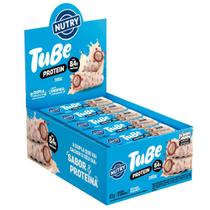 Tubo de Proteína Nutry Tube Protein Cookies E Cream 12 Unidades 38g