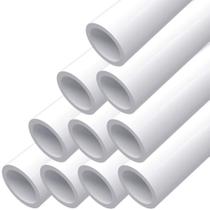 Tubo de PVC LetsFix 1/2 Schedule 40 Furniture Grade White pacote com 10 Tubo de PVC LetsFix 1/2 Schedule 40 Furniture Grade White pacote com 10