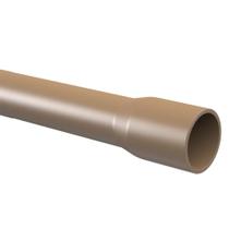 Tubo de PVC Marrom Soldável Marrom 1.1/2"" 50mm 6 Metros - 10.12.050.0 - TIGRE