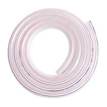 Tubo de PVC QuQuyi 1 ID x 1-1/4 OD Soft Trançado Transparente 1 m