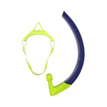 Tubo De Snorkel De Silicone Para Adultos Com Bocal Central Para Respiração Frontal Treinamento Tubo De Snorkel De Silicone Para Adultos Com Bocal Central Para Respiração Frontal Treinamento