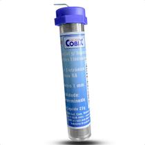 Tubo de Solda Estanho 1mm 63x37 Cobix 22g Tubinho Tubete Soldagem