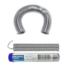 Tubo de Solda Estanho 40x60 0,8mm 10g Manutenção Eletrônica Circuitos