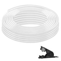 Tubo de teflon de PTFE luminoso de 5 m com cortador de 4 mm ID x 6 mm OD 3D