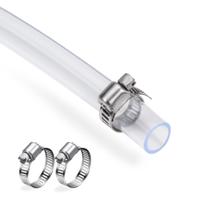Tubo de vinil transparente DAVCO 5/8 ID - Tubo de PVC de baixa pressão de 3 m
