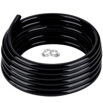 Tubo de vinil ZY-HoseTube 1/2" ID x 100 pés PVC flexível preto Tubo de vinil ZY-HoseTube 1/2" ID x 100 pés PVC flexível preto