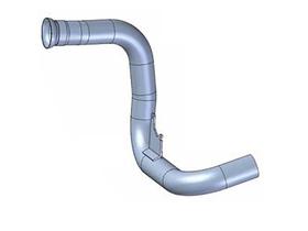 Tubo Dianteiro Motor Mercedes 2726 Saida Vertical Eletronic