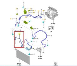 Tubo do compressor do ar condicionado ford focus 2013 a 2015
