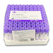 Tubo Edta 4Ml Tubo De Coleta Com Edta K3 Coleta De Sangue