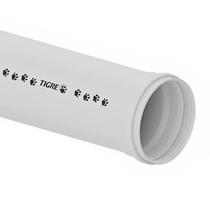 Tubo Esgoto Primário Cor Branco 6 Metros 100mm Tigre - Tigre Tubo Esgoto Primário Cor Branco 6 Metros 100mm Tigre - Tigre