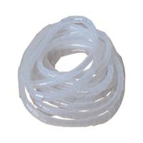 Tubo Espiral Organizador de Fios e Cabos Ø 3/4" ou 20,0mm - 5 Metros - Natural