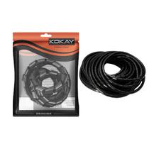 Tubo Espiral Organizador Fios Cabos 12mm 10 Mts Expansível Tubo Espiral Organizador Fios Cabos 12mm 10 Mts Expansível
