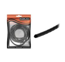 Tubo Espiral Organizador Fios Cabos 4mm 10 Mts Expansível Tubo Espiral Organizador Fios Cabos 4mm 10 Mts Expansível