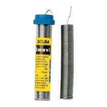 Tubo estanho para solda azul 1mm Emavi - 25 gramas