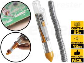 Tubo Estanho Para Solda Eletrônica 1,2mm 25g Tubete Bestfer BFH0212