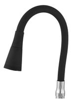 Tubo Flexível 2 Jatos para Reposição de Torneira Parede e Bancada Preto