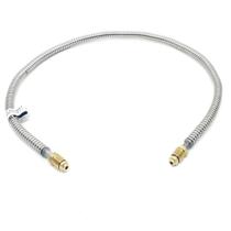 Tubo Flexivel Aco Inox 6mm X 60cm Anilha E Parafuso M10x1mm