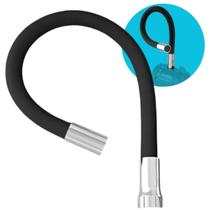 Tubo Fléxivel Bica Torneira Hydralar Gourmet 4t Preto Hydra