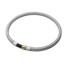 Tubo Flexível Gás Macho 1m Zincado Nitrílico Durável Tubo Flexível Gás Macho 1m Zincado Nitrílico Durável