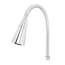 Tubo Flexível Inox Cromado Arejador Cone Duplo Jato Gourmet