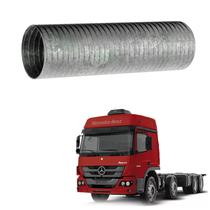 Tubo Flexível MB Atego 1723 Euro 3 3.1/2" 320mm Aço Galv. Tubo Flexível MB Atego 1723 Euro 3 3.1/2" 320mm Aço Galv.