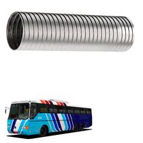 Tubo Flexível Ônibus O400 4.1/2" 330mm Aço Inox