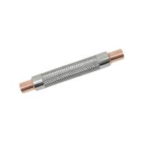 Tubo Flexível Sanfonado 20cm x 7/8pol Inox Hulter