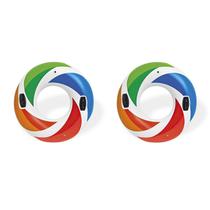 Tubo flutuante Raft Intex Color Whirl com alças 48in 58202EP Tubo flutuante Raft Intex Color Whirl com alças 48in 58202EP