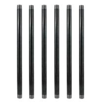 Tubo GeilSpace 1/2 61 cm de metal cinza pré-cortado pesado